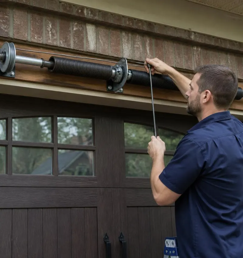 Garage Door Spring Repair in Eagle Lake