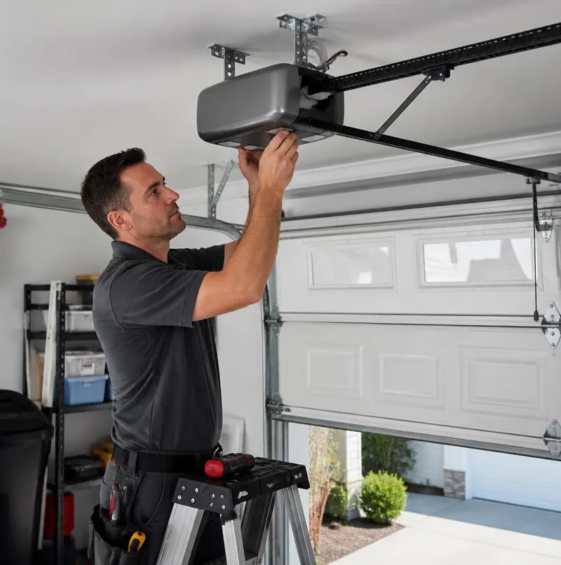 Off Track Door Repair in Eagle Lake